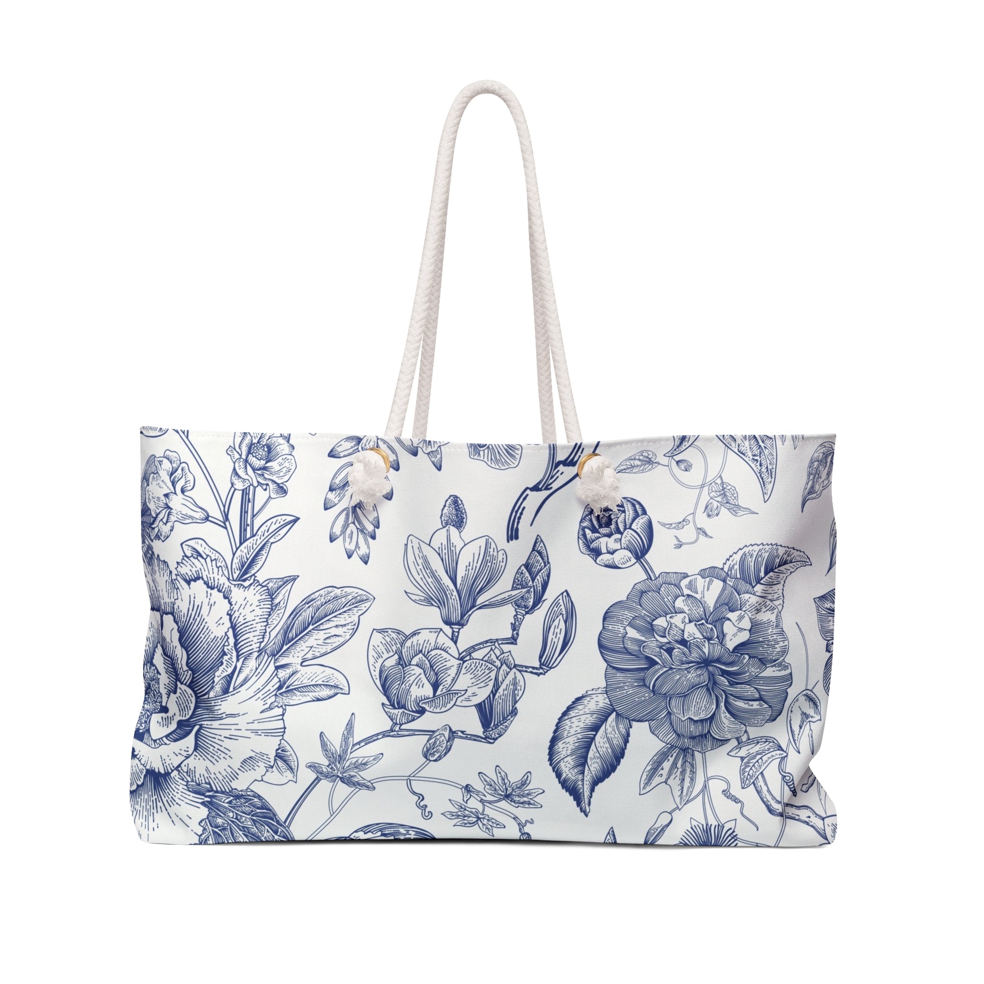 Vintage-Botanical Inspired Beach Bag
