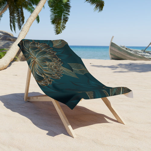 Floral Beach Towel