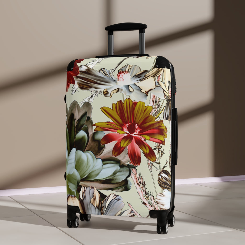 Tropical Floral Suitcase