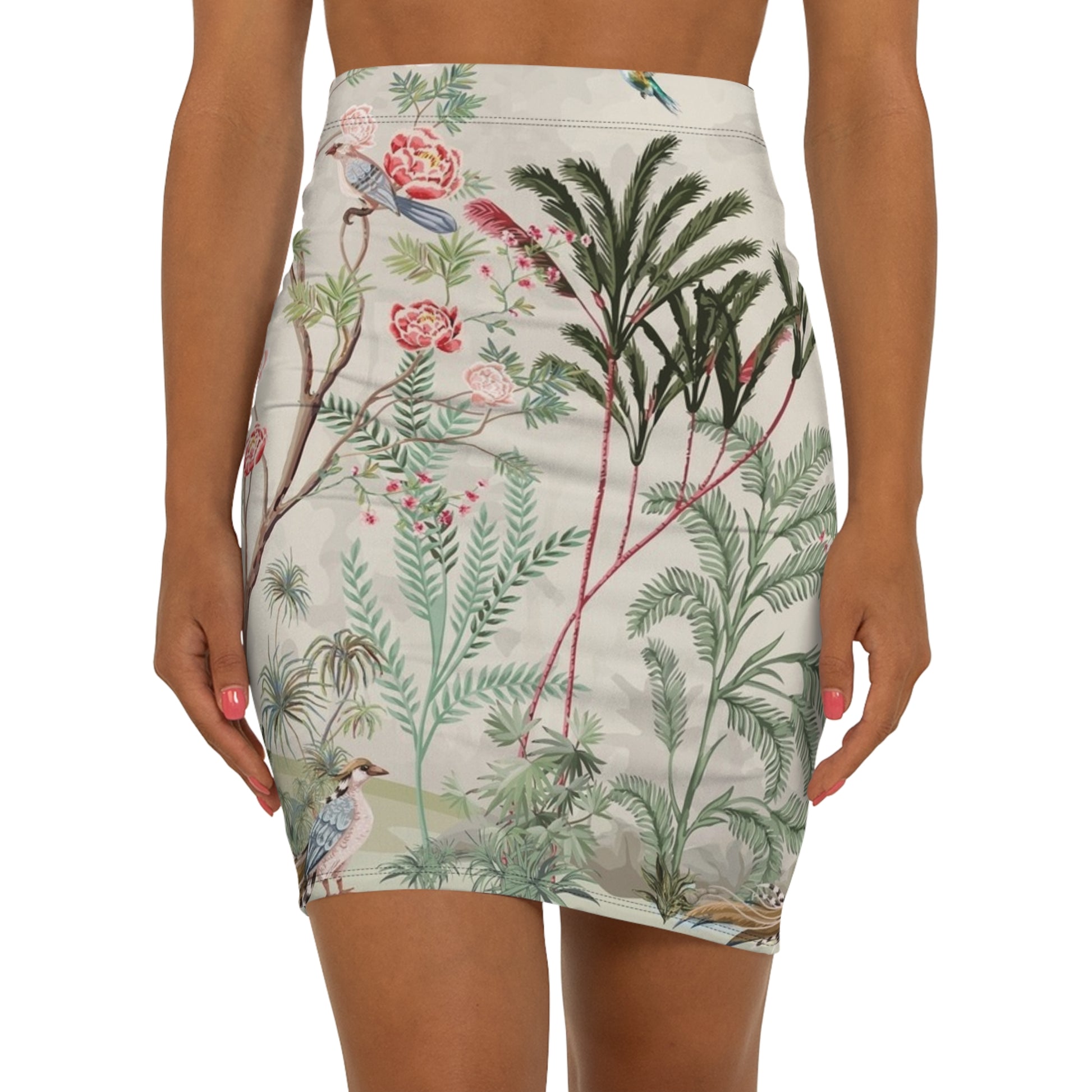 Tropical Paradise Pencil Skirt