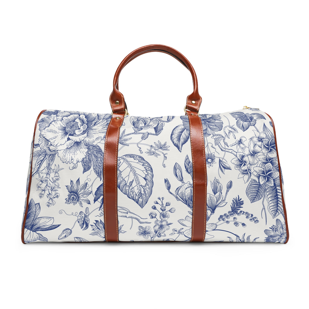 Vintage-Botanical Inspired Overnight Bag