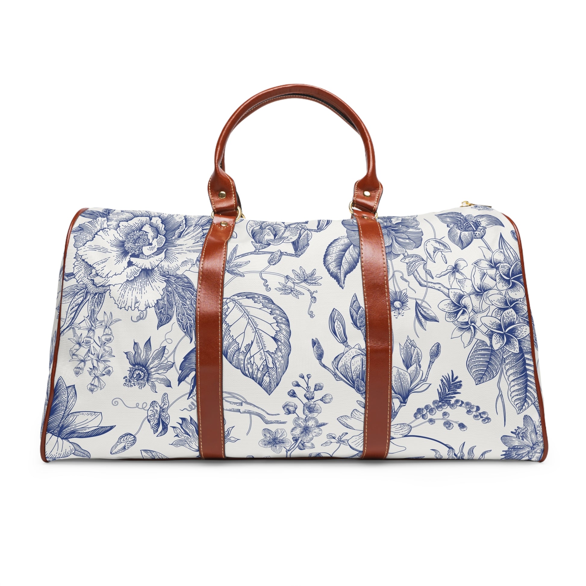 Vintage-Botanical Inspired Overnight Bag