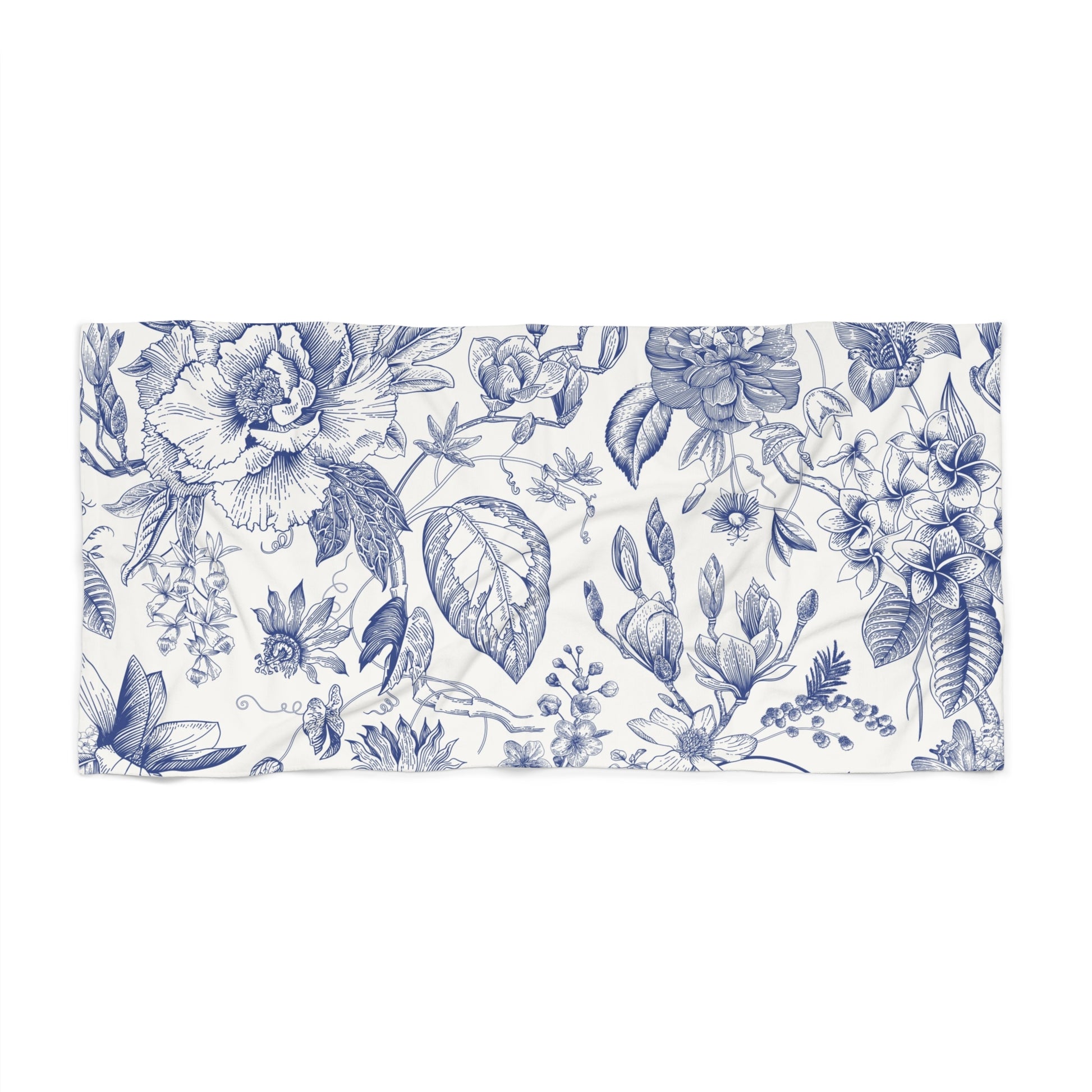 Vintage-Botanical Inspired Beach Towel