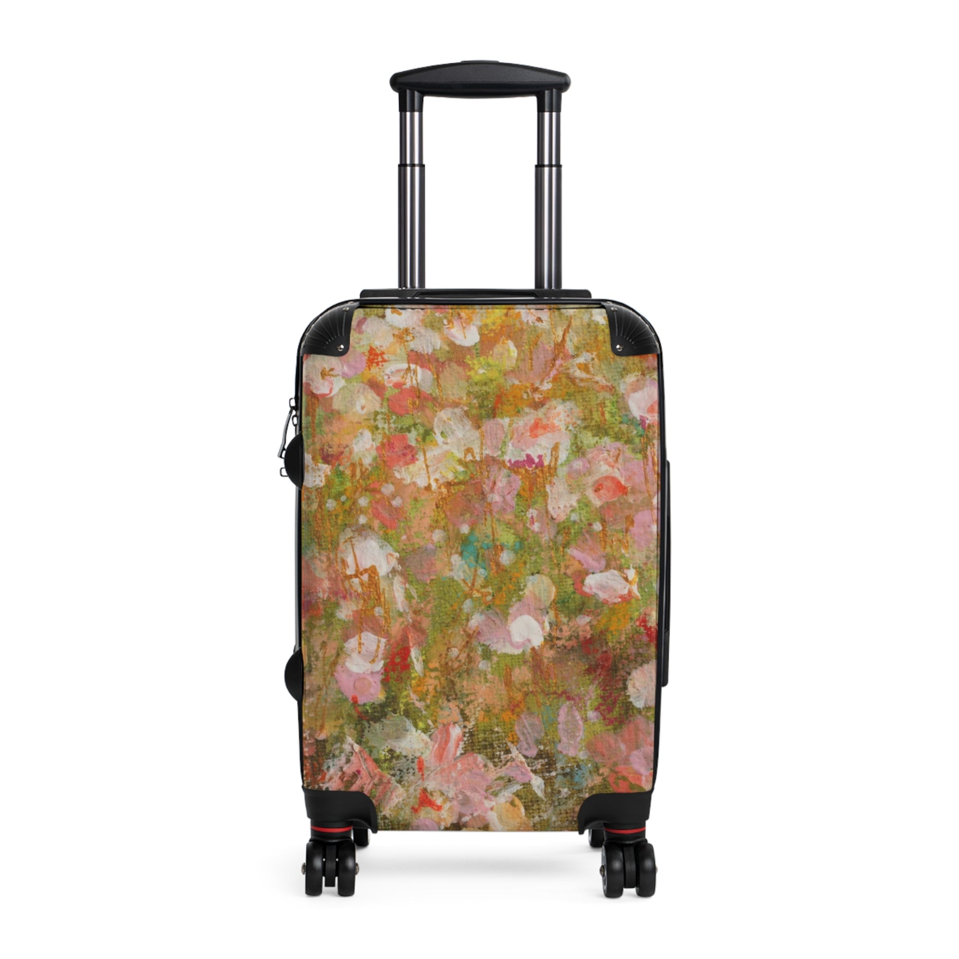 Hand-painted Floral Suitcase