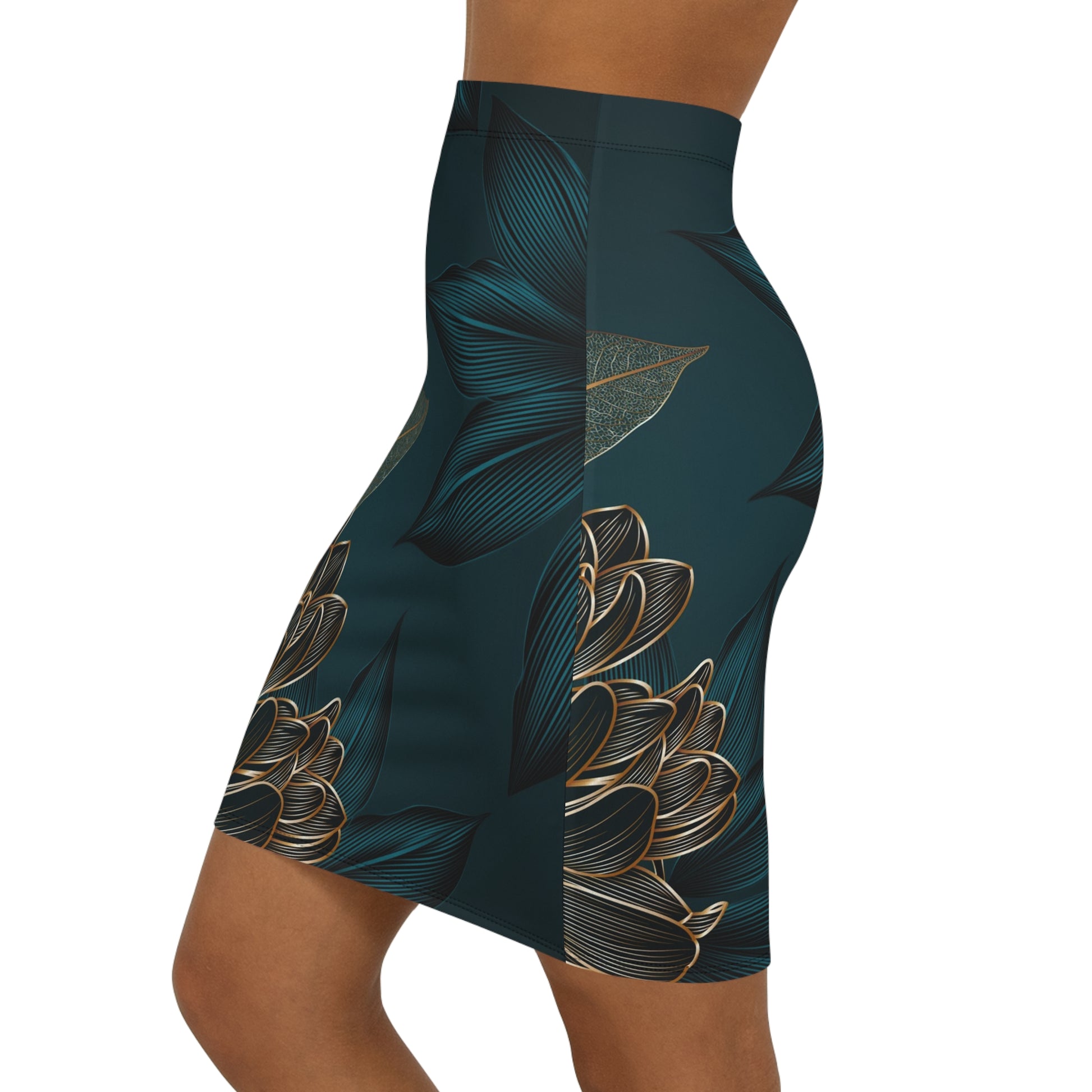 Floral Pencil Skirt