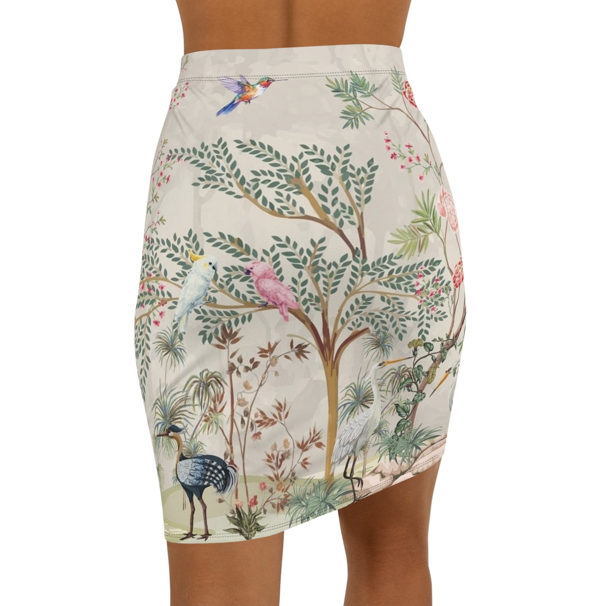 Tropical Paradise Pencil Skirt