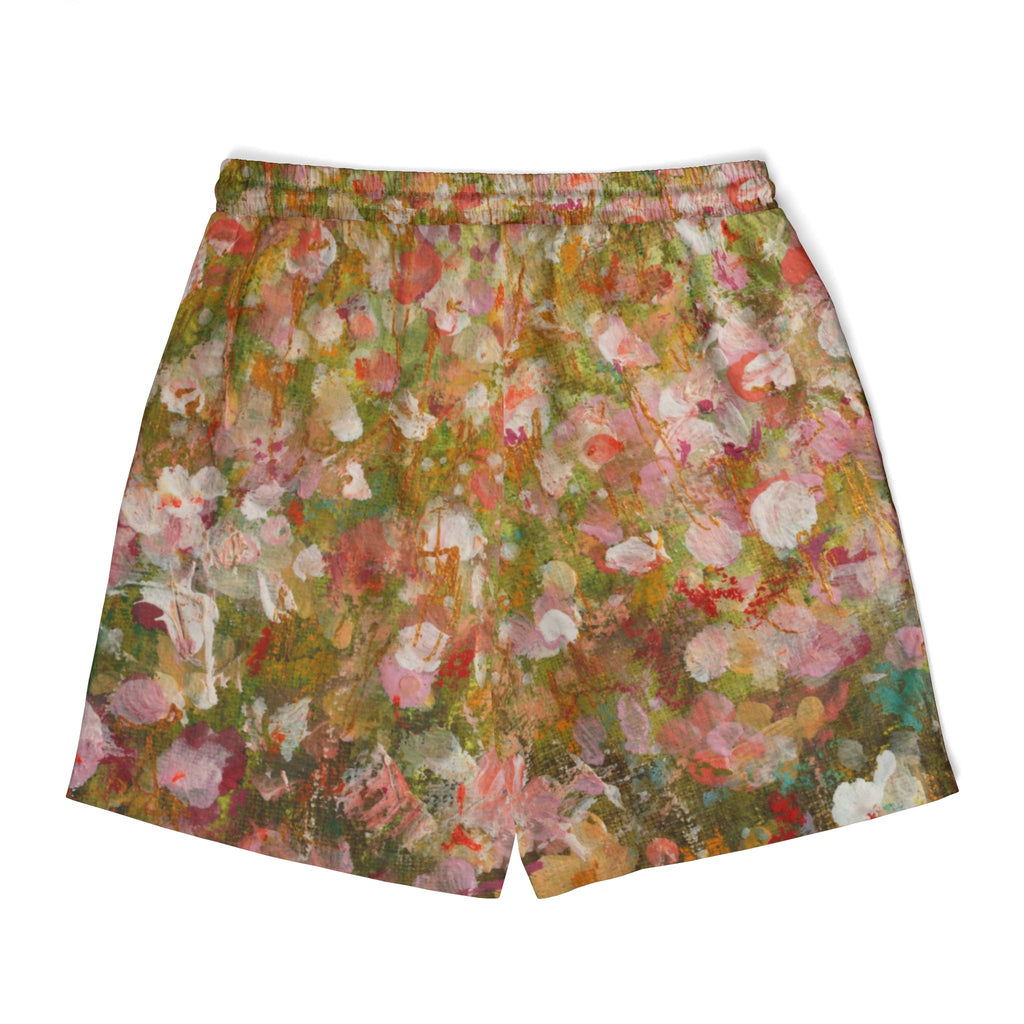 Hand-Painted Floral Swim Shorts