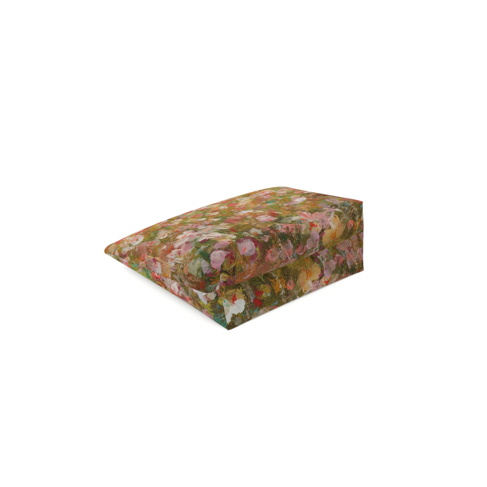 Hand-Painted Floral Cosmetic Bag