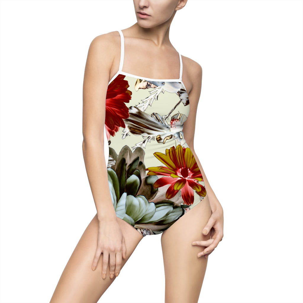 Tropical Floral One-Piece Swimsuit