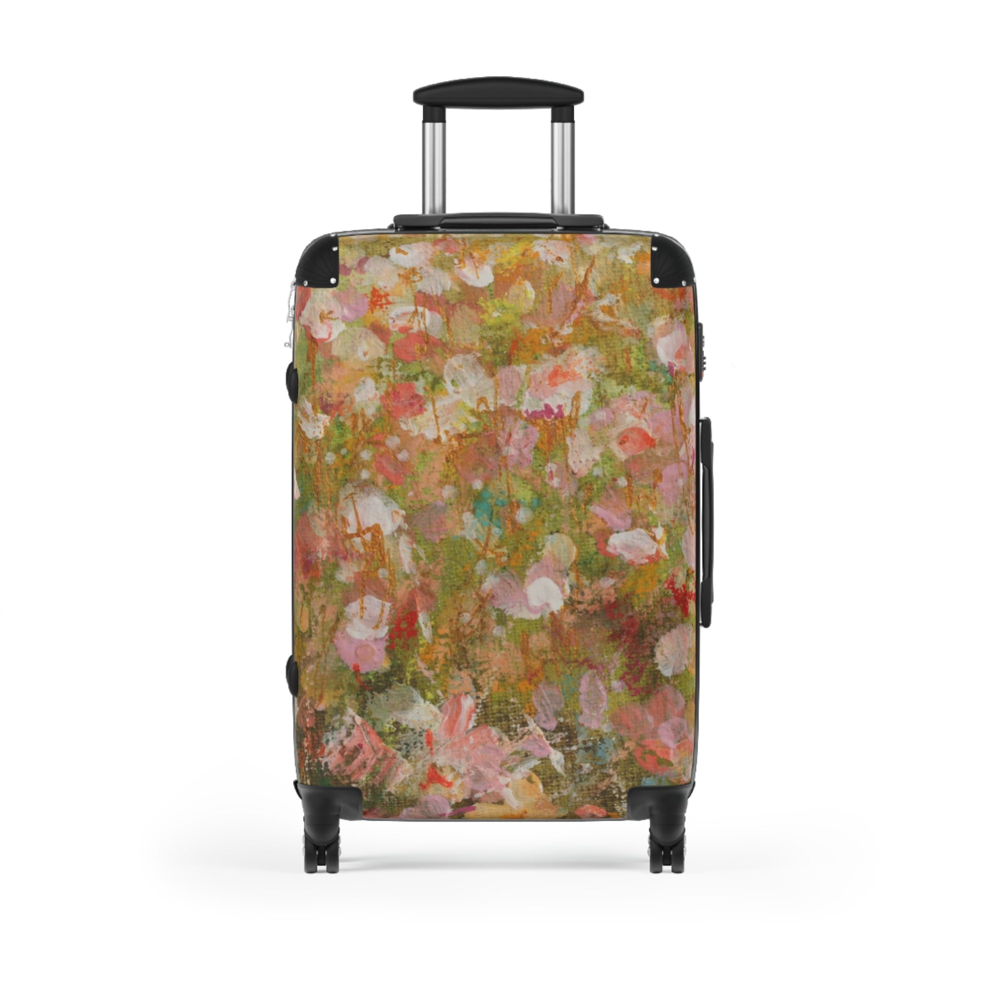 Hand-painted Floral Suitcase