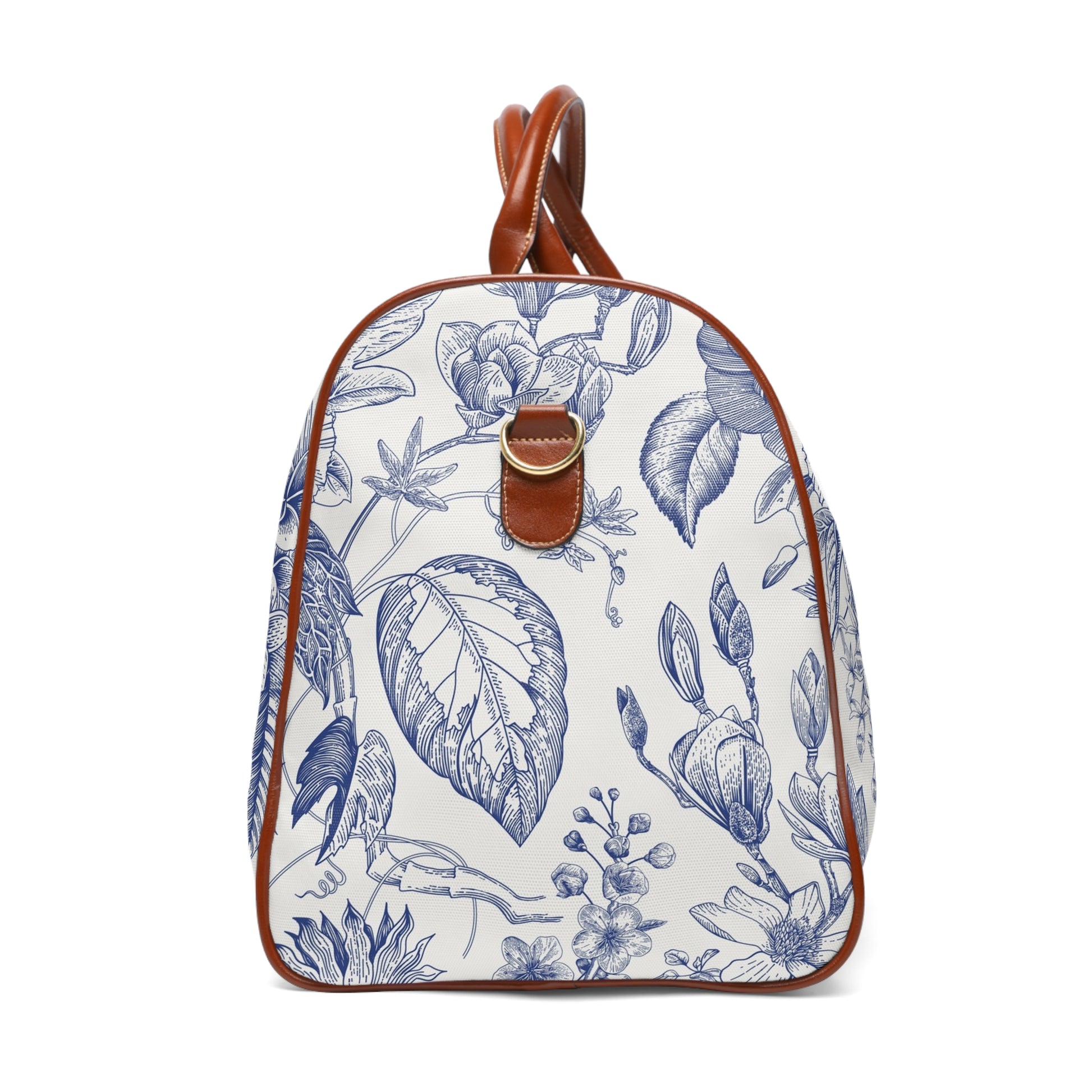 Vintage-Botanical Inspired Overnight Bag