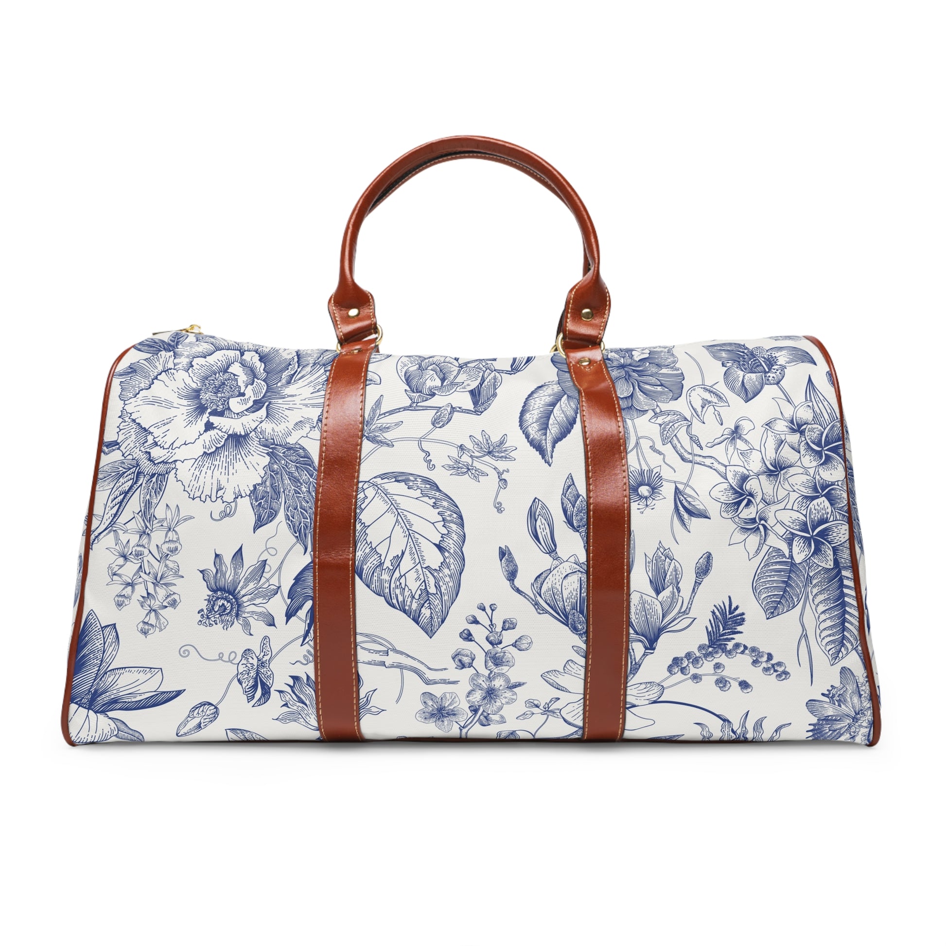 Vintage-Botanical Inspired Overnight Bag