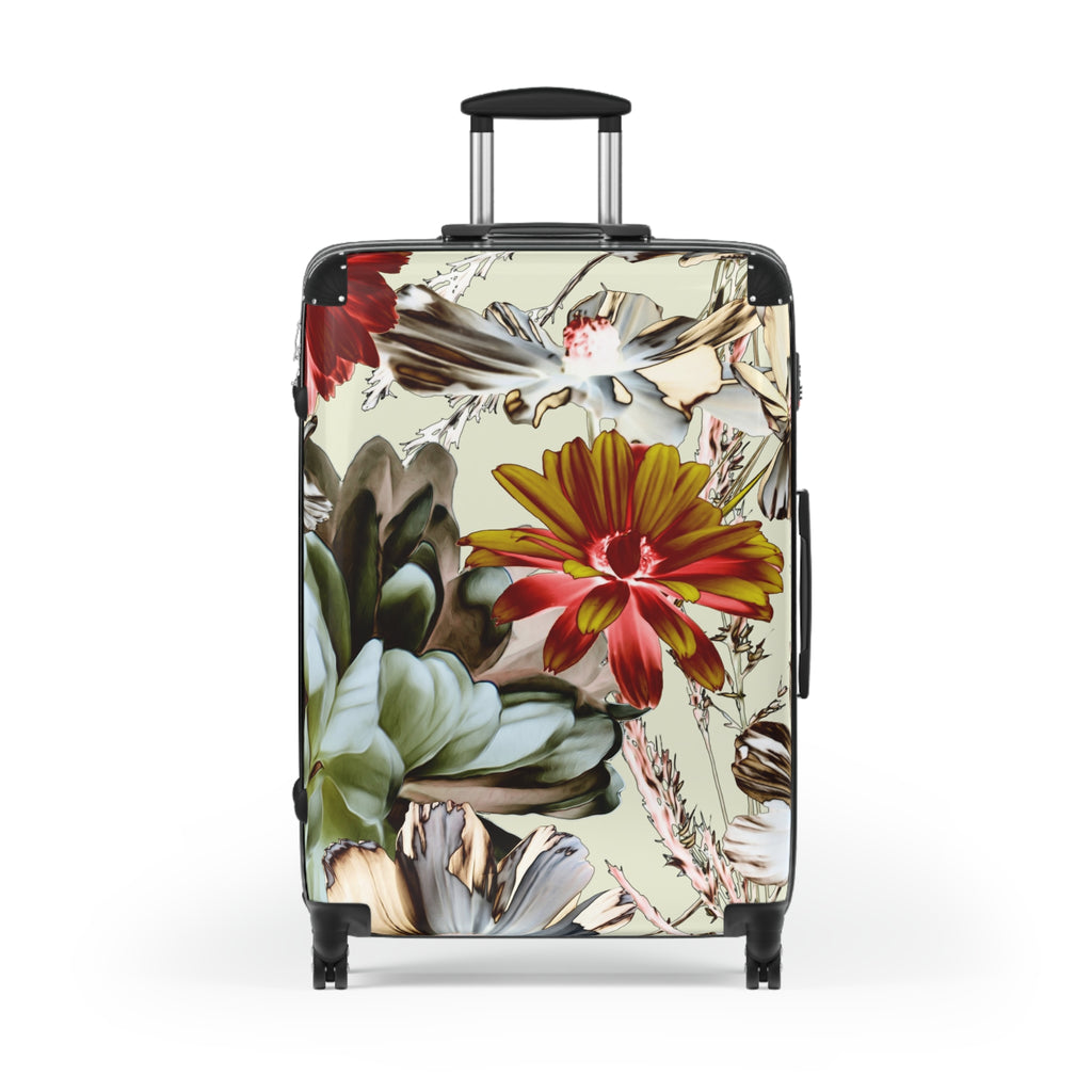 Tropical Floral Suitcase