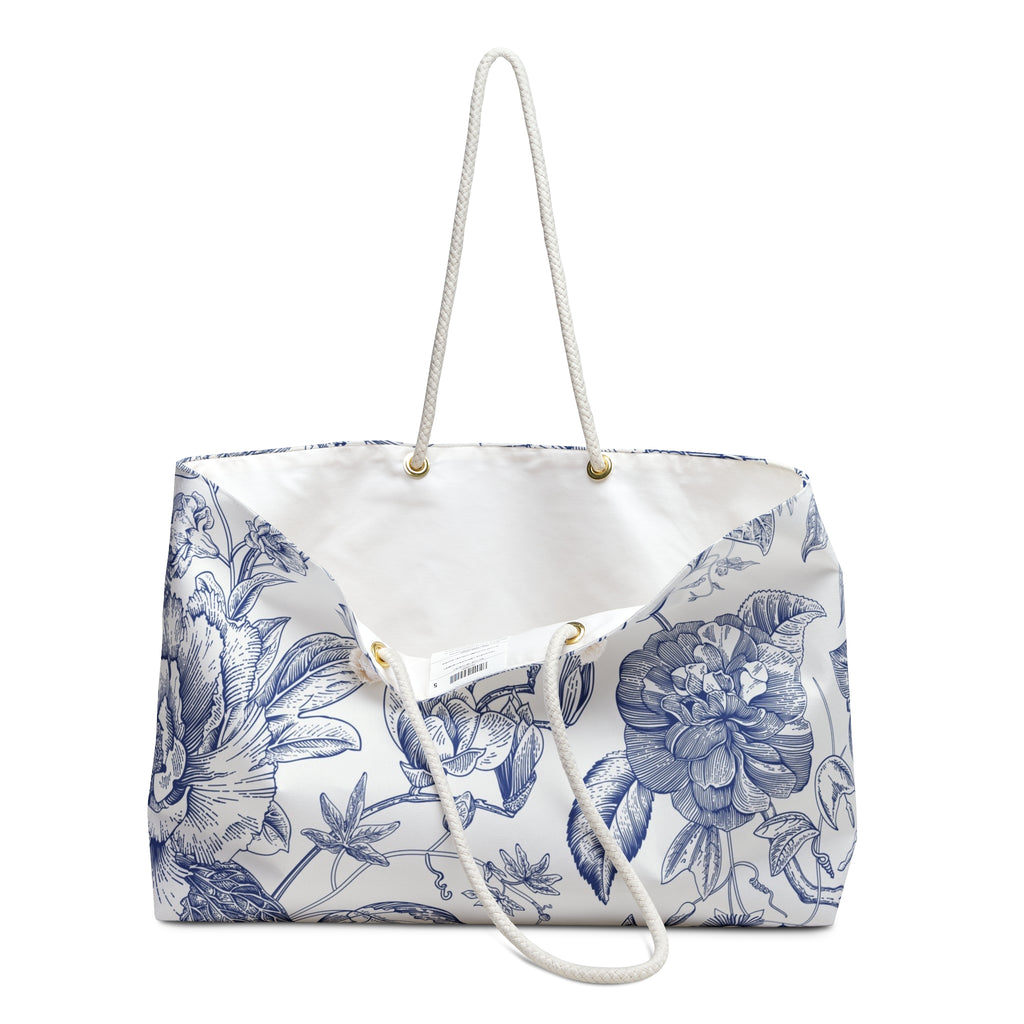 Vintage-Botanical Inspired Beach Bag