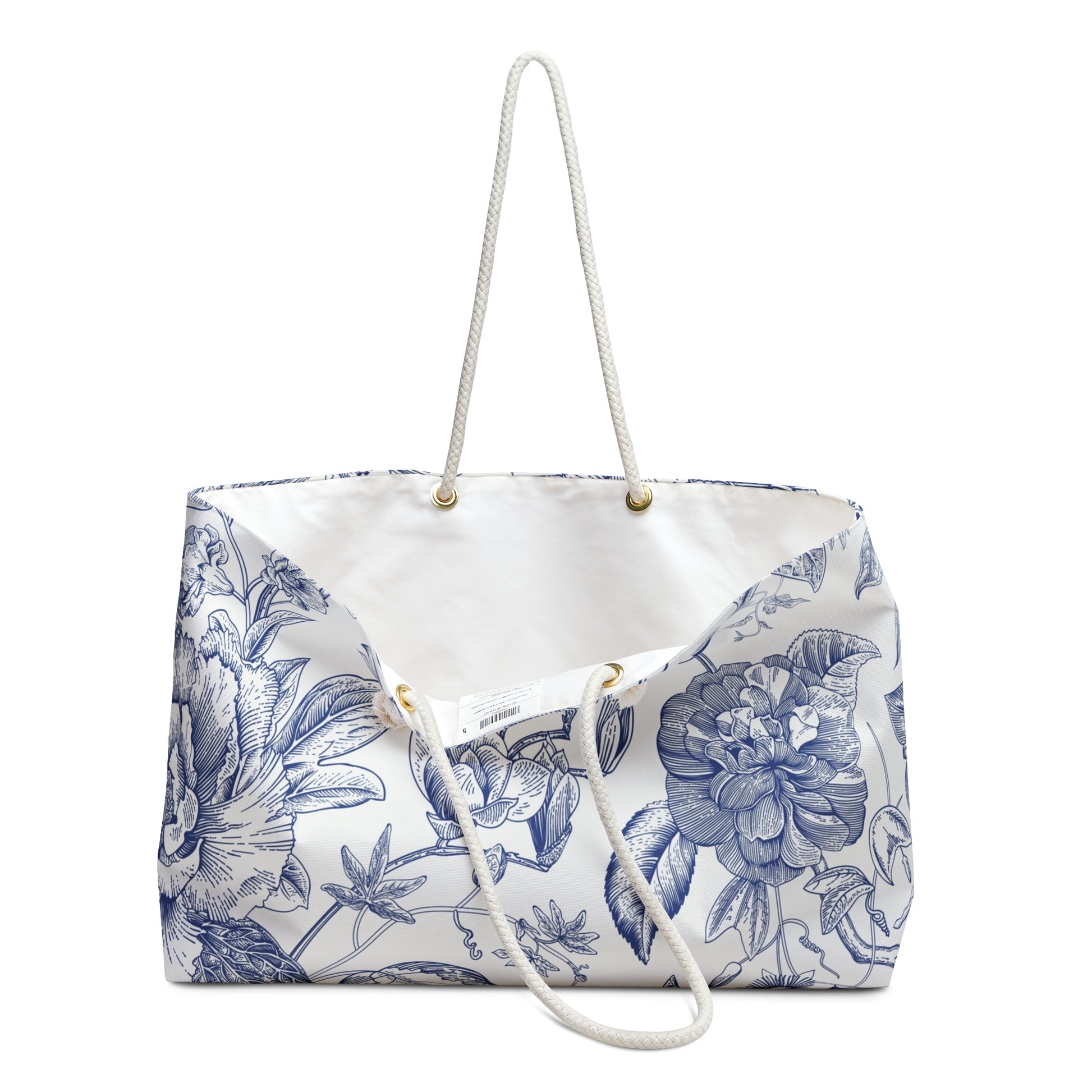 Vintage-Botanical Inspired Beach Bag