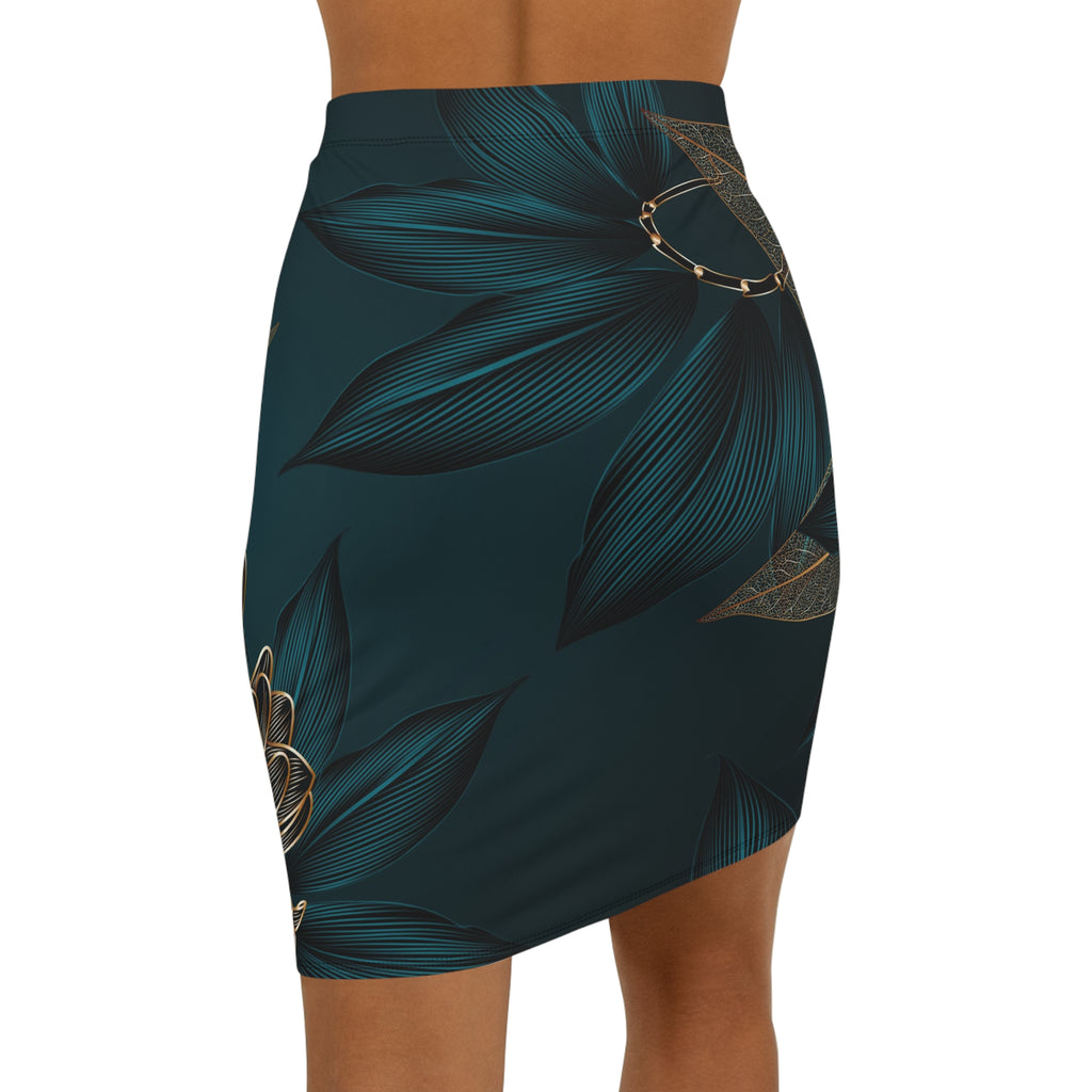 Floral Pencil Skirt