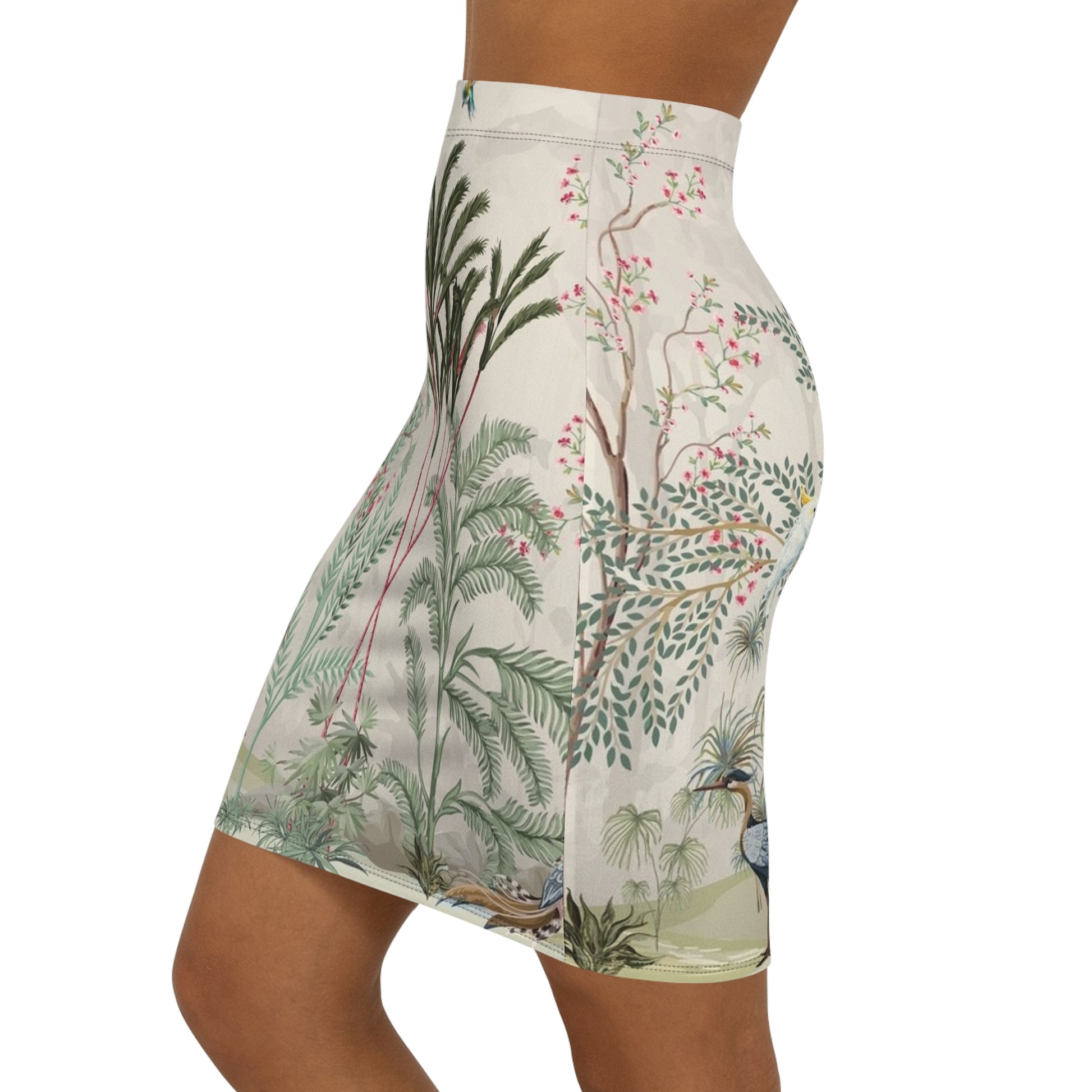 Tropical Paradise Pencil Skirt