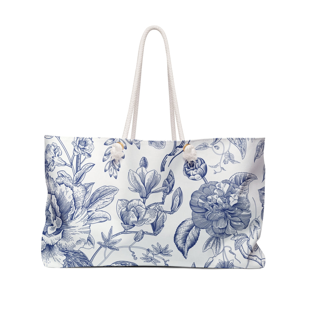 Vintage-Botanical Inspired Beach Bag