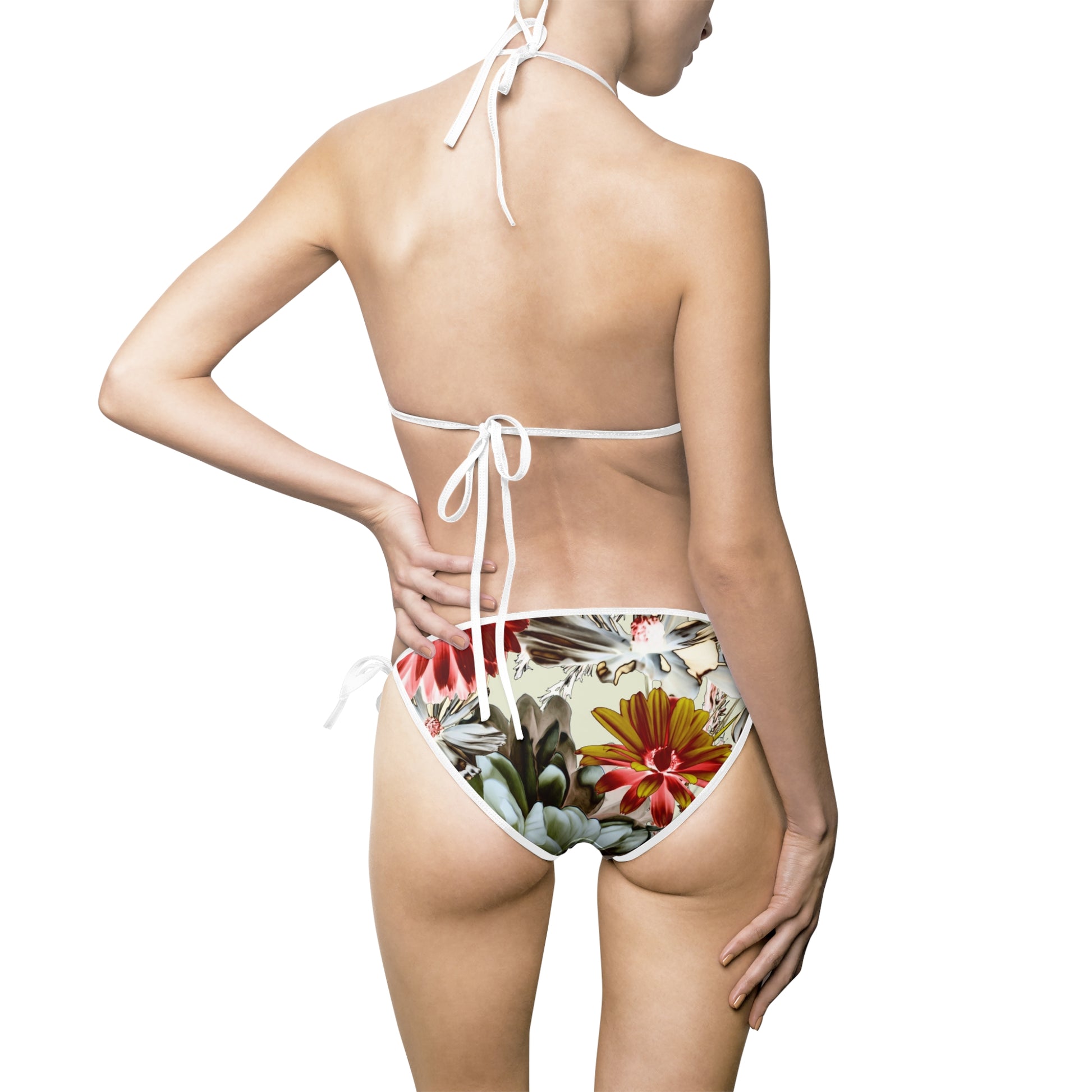 Tropical Floral Bikini Swimsuit