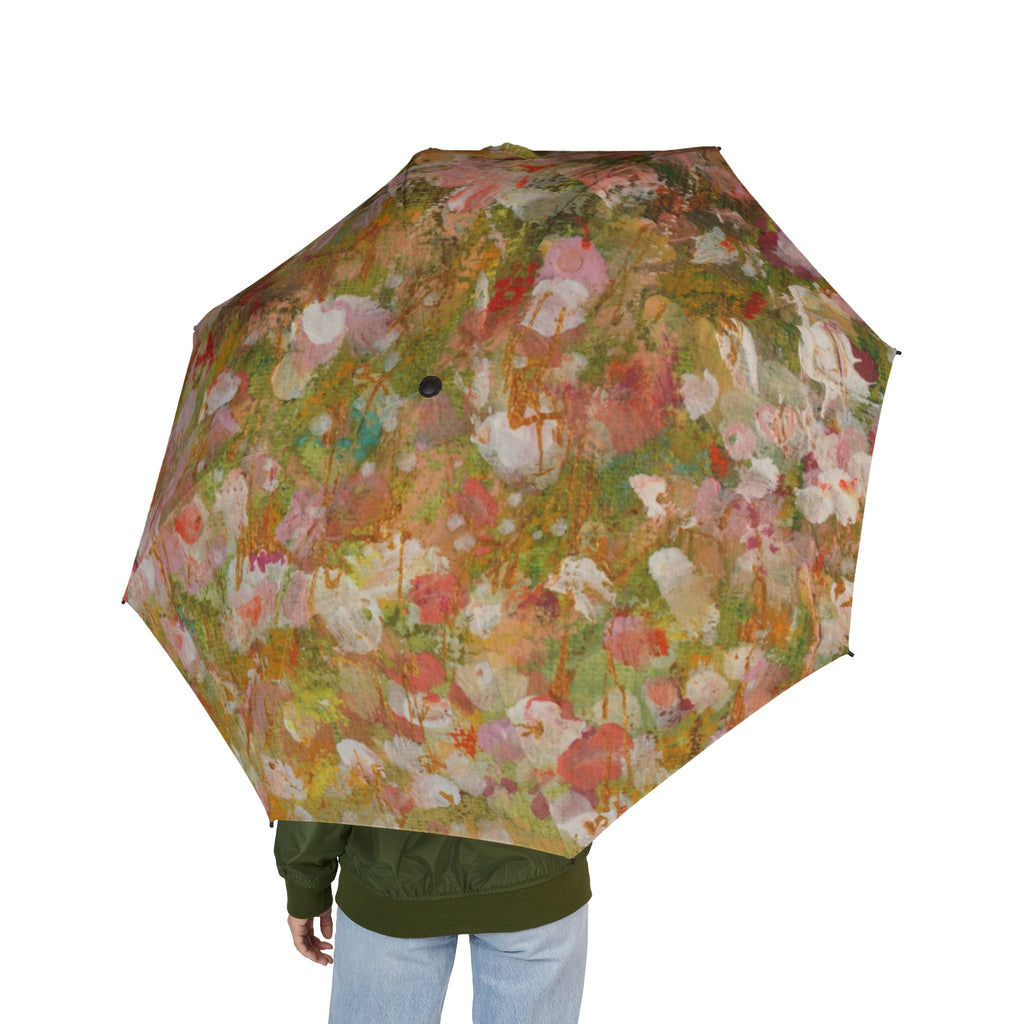 Hand-painted Floral Umbrella