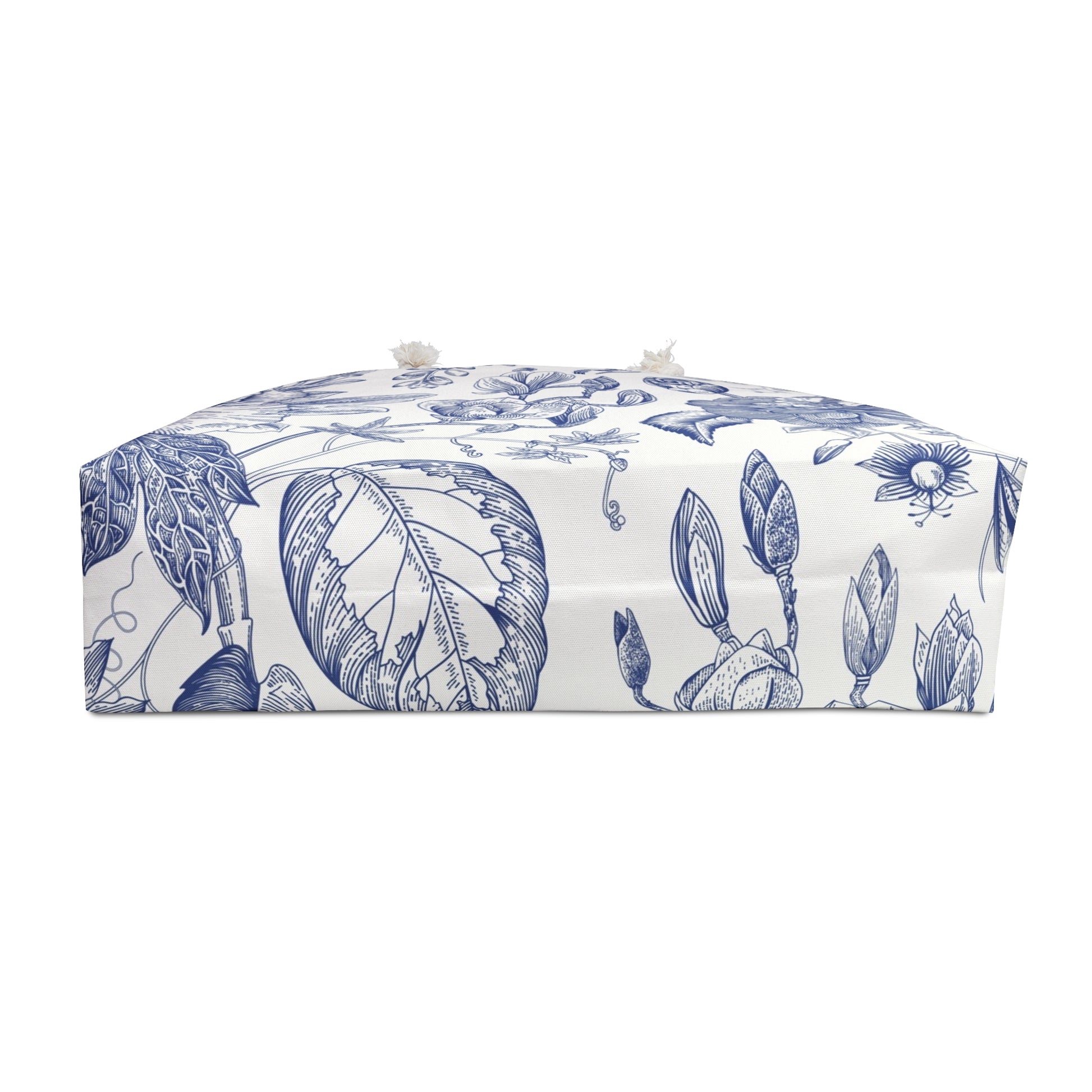 Vintage-Botanical Inspired Beach Bag