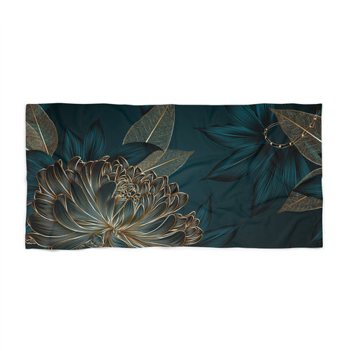 Floral Beach Towel