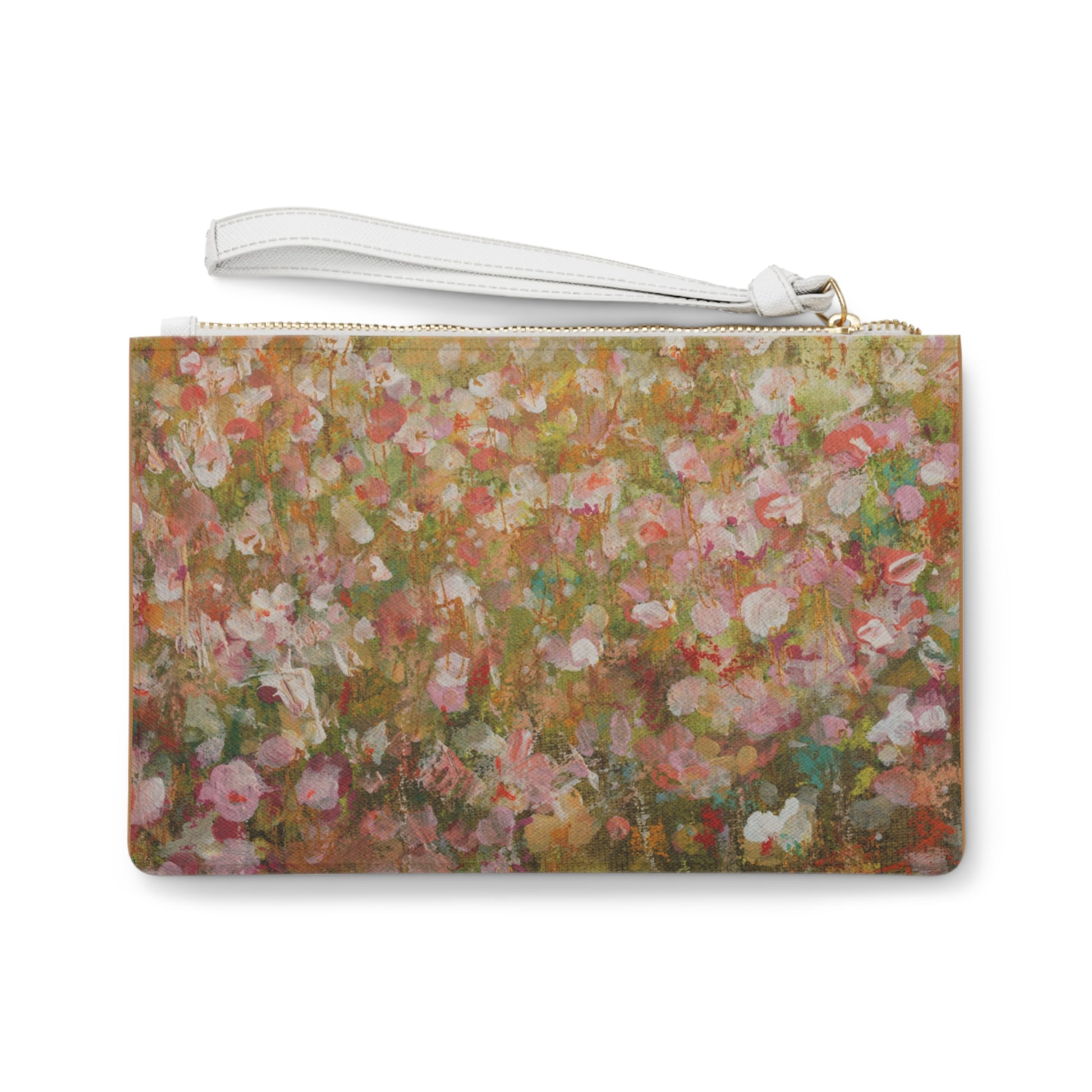 Hand-painted Floral Clutch